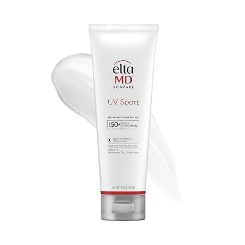 EltaMD UV Sport Sunscreen Lotion SPF 50, Water & Sweat Resistant, Oil-Free, Zinc Oxide Formula, 8 oz (227 g) - main product image