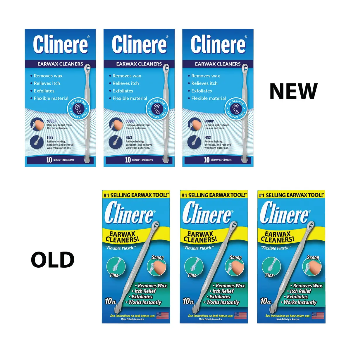 Clinere Ear Cleaners Ear Wax Removal Tool Itch Relief 30 Count | Safe, Reusable Earwax Cleaner for Gentle Ear Care - view 2