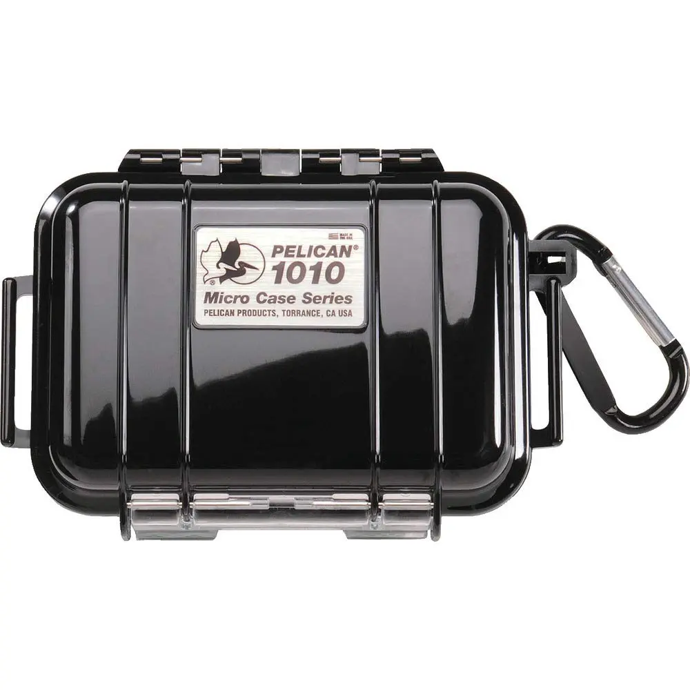 Pelican 1010 Micro Case Black 0.2L (0.007 cu ft) | Watertight Hard Shell for Electronics - main product image