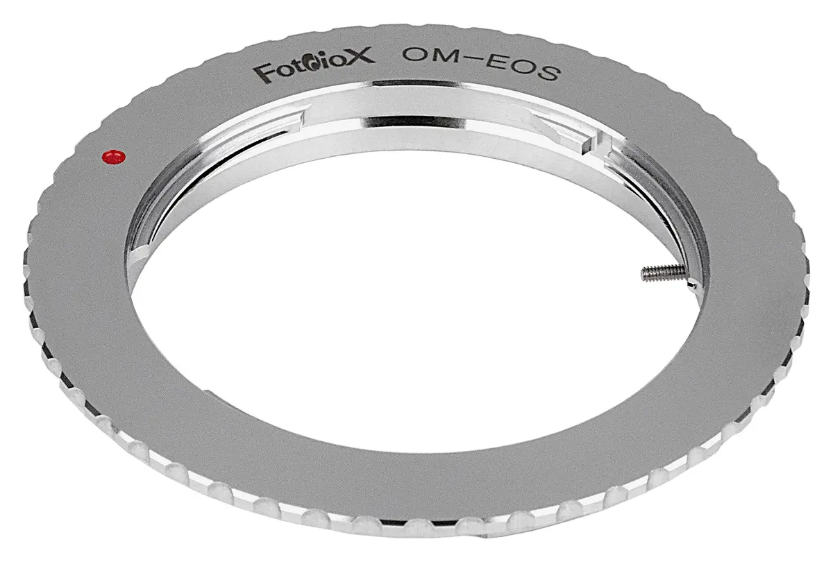 Fotodiox Lens Mount Adapter - Olympus 35mm SLR to Canon EOS EF EF-S | Manual Focus, Aluminum - main product image