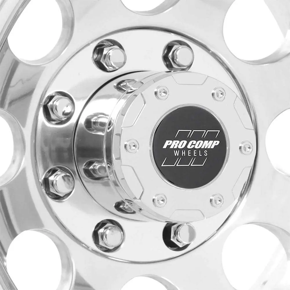 PRO COMP VINTAGE 16X8 Alloy Wheel | 8X170 Bolt Pattern, 4.5 Offset, Polished Finish - view 4