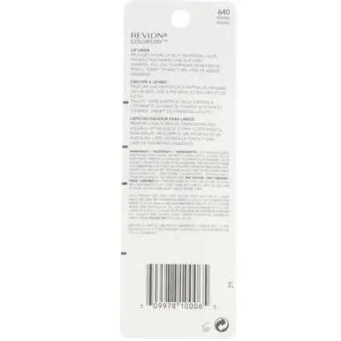 REVLON ColorStay Lipliner Pencil Raisin 640 0.02 oz (2-Pack) | Long-Lasting Definition - view 5