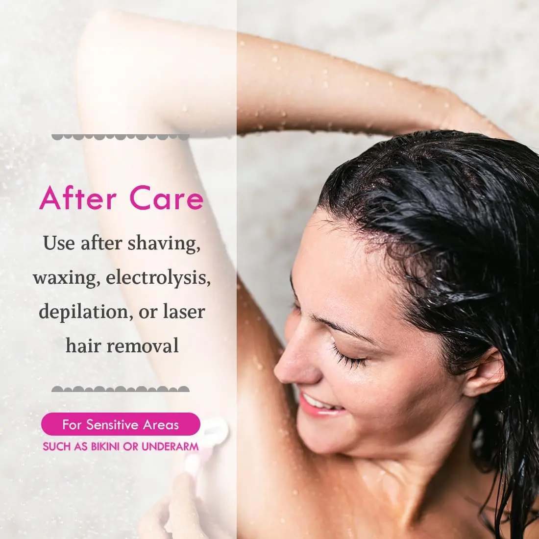 Bikini Zone Medicated After Shave Crème with Lidocaine 1 oz | Fast Relief for Bikini Bumps & Irritation - view 3