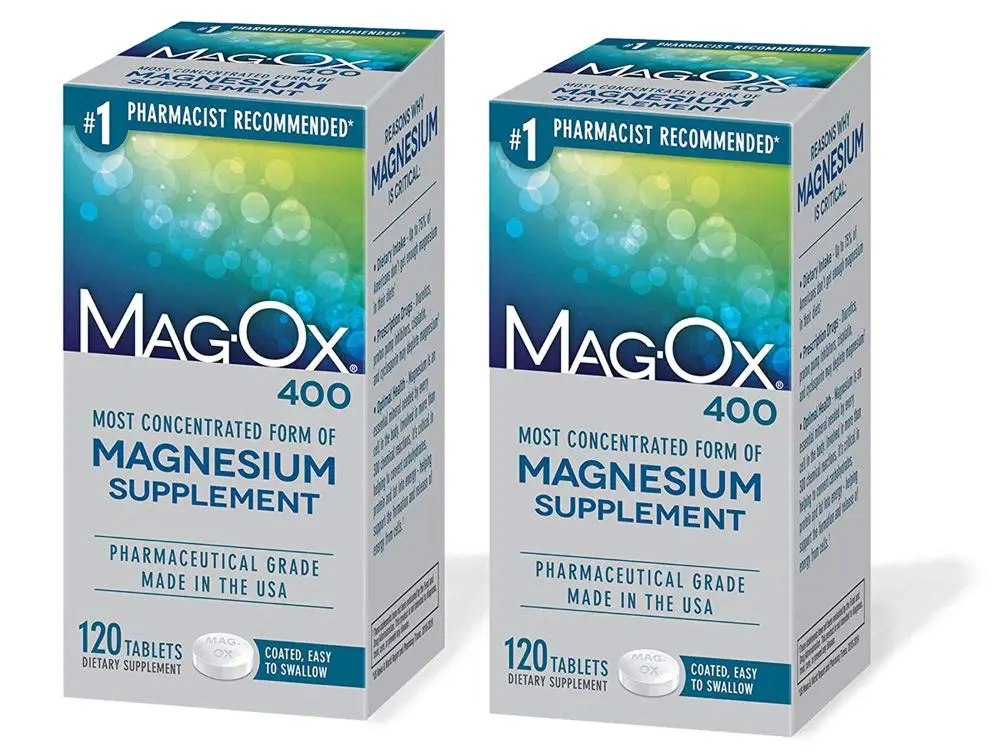 Mag-Ox 400 Magnesium Mineral Dietary Supplement Tablets 483 mg | Supports Muscle & Heart Function - main product image