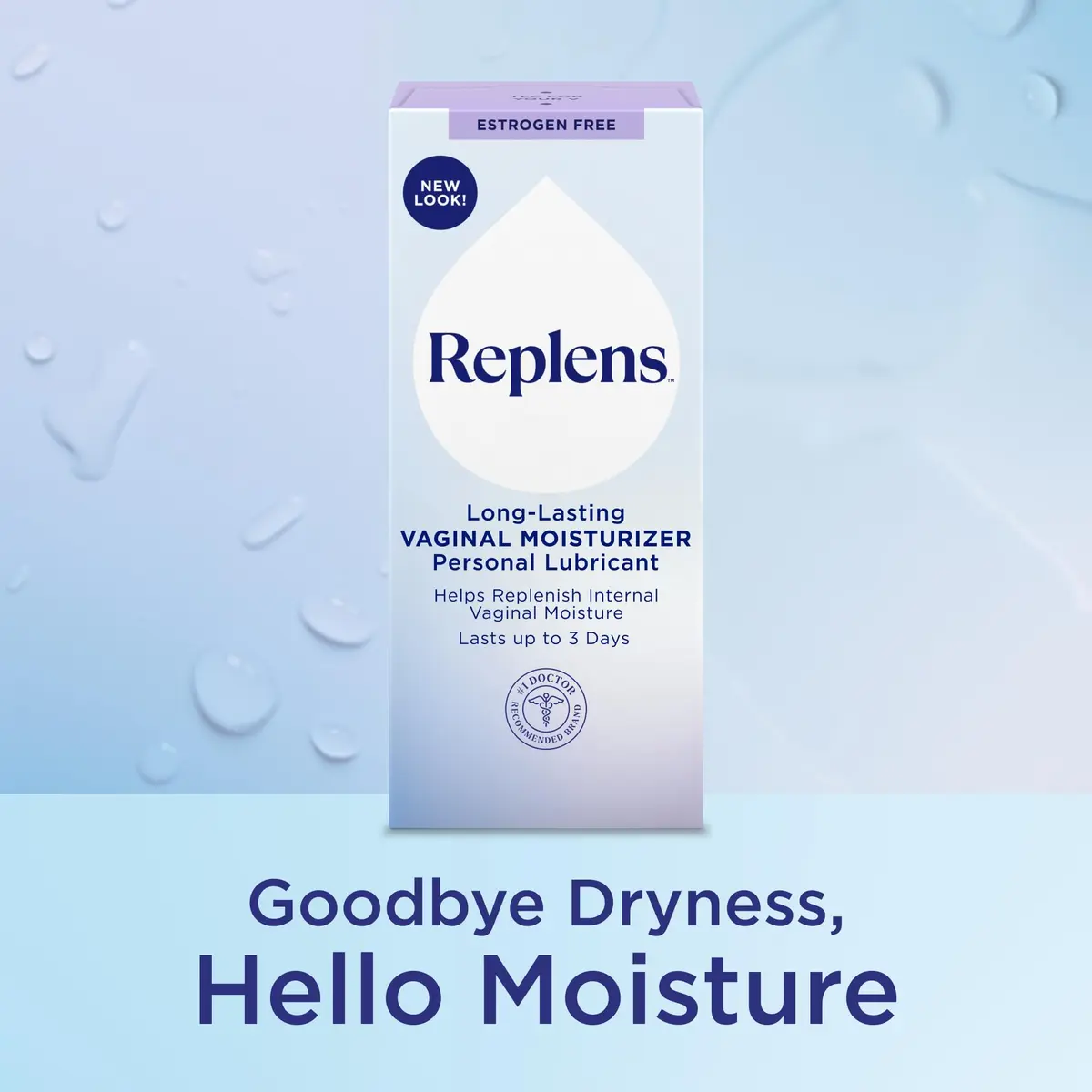 Replens Long Lasting Vaginal Moisturizer 8 Applicators | Estrogen-Free, 3-Day Hydration - view 5
