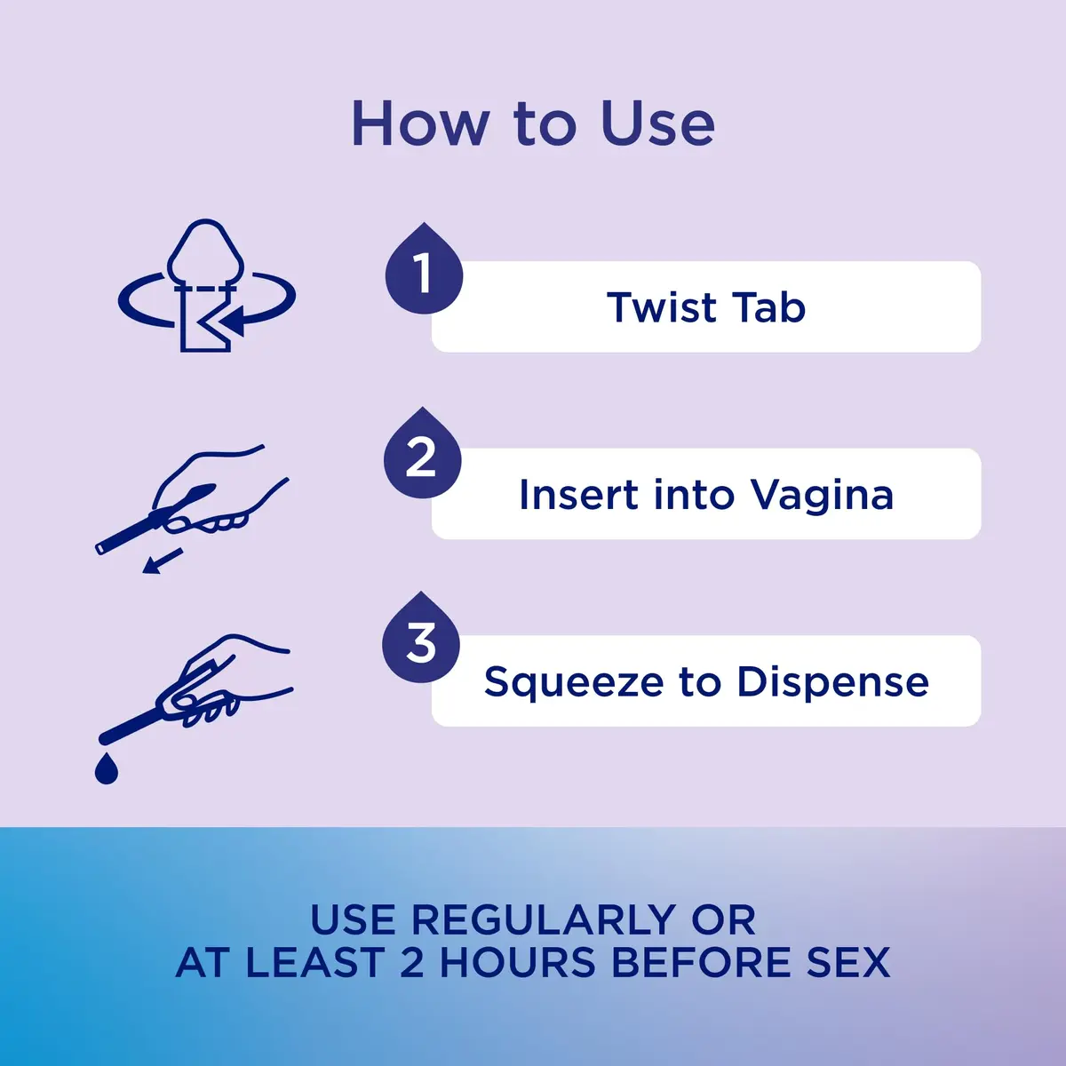 Replens Long Lasting Vaginal Moisturizer 8 Applicators | Estrogen-Free, 3-Day Hydration - view 9