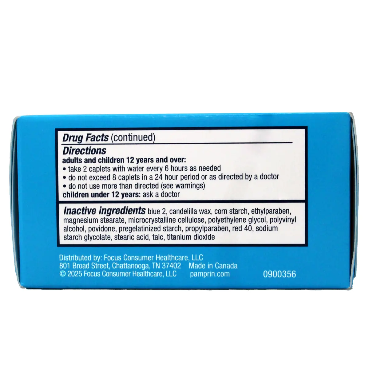Pamprin Maximum Strength Multi-Symptom Menstrual Relief Tablets, 40-Count Boxes (Pack of 3) | Effective Menstrual Discomfort Relief - view 5