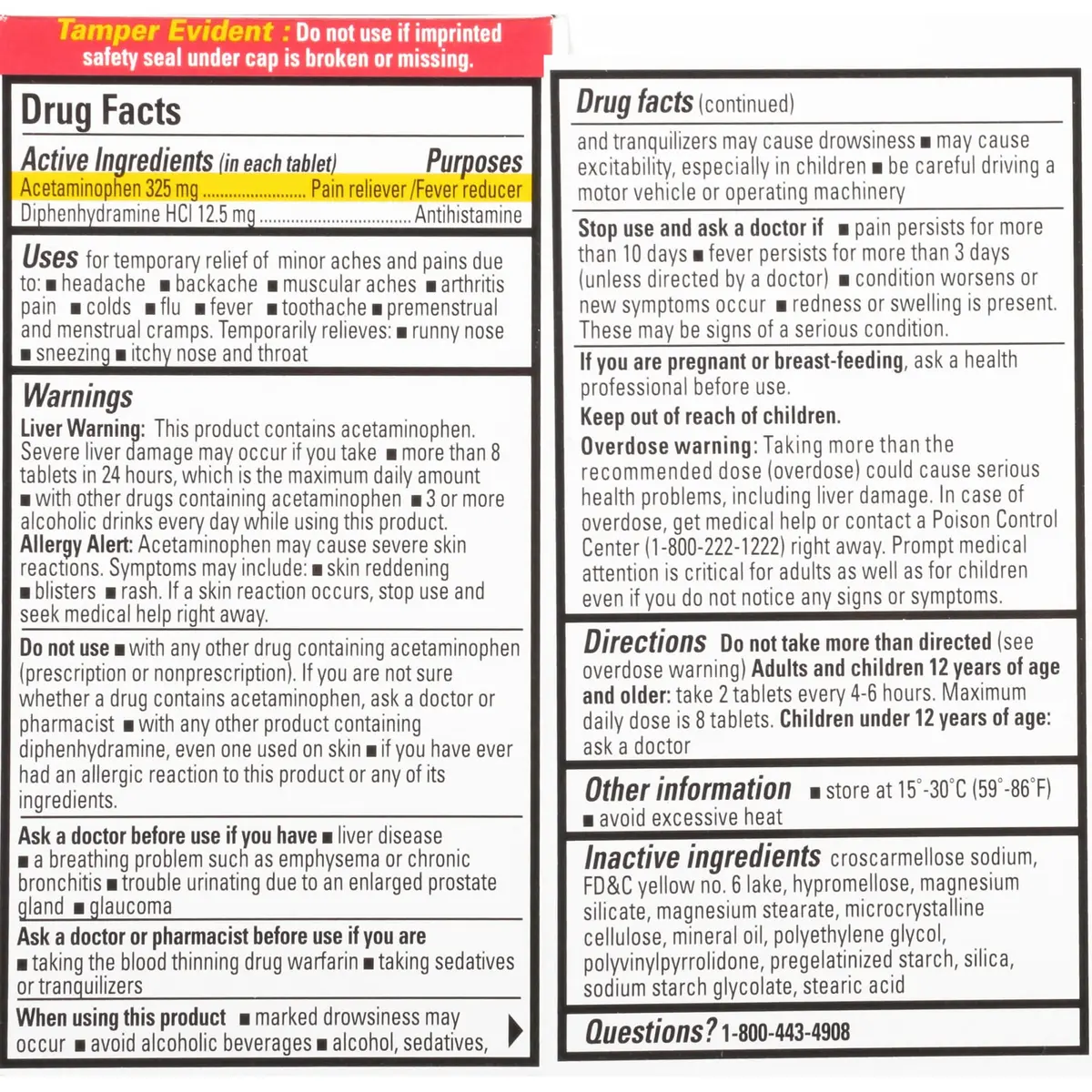Percogesic Original Pain Relief 90 Coated Caplets | Aspirin-Free Fast Acting Relief for Headaches & Arthritis - view 7