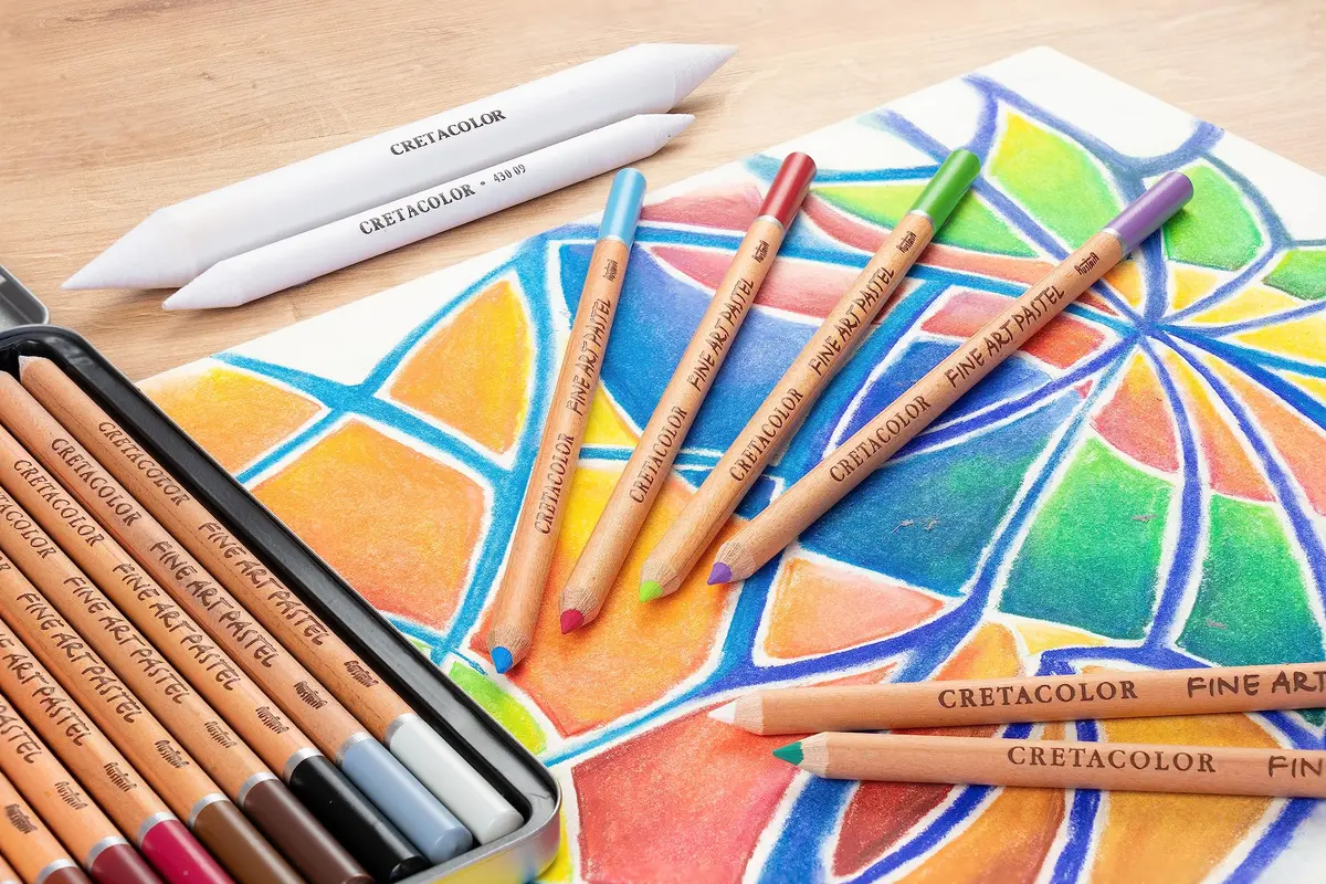 Cretacolor Fine Art Pastel Pencil Set, 72 Multicolor | Detailed, Lightfast Pastel Art Tool - view 5
