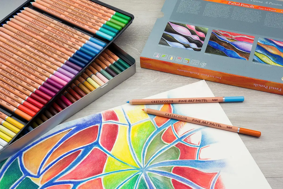 Cretacolor Fine Art Pastel Pencil Set, 72 Multicolor | Detailed, Lightfast Pastel Art Tool - view 7