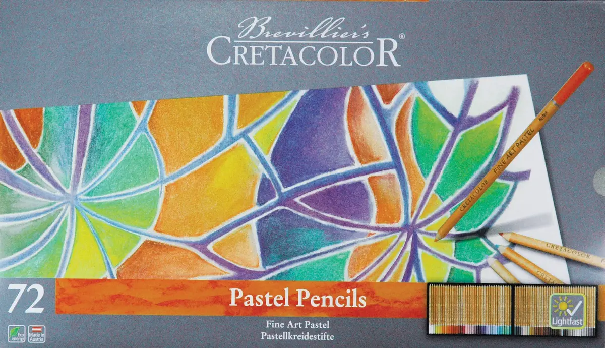 Cretacolor Fine Art Pastel Pencil Set, 72 Multicolor | Detailed, Lightfast Pastel Art Tool - view 2