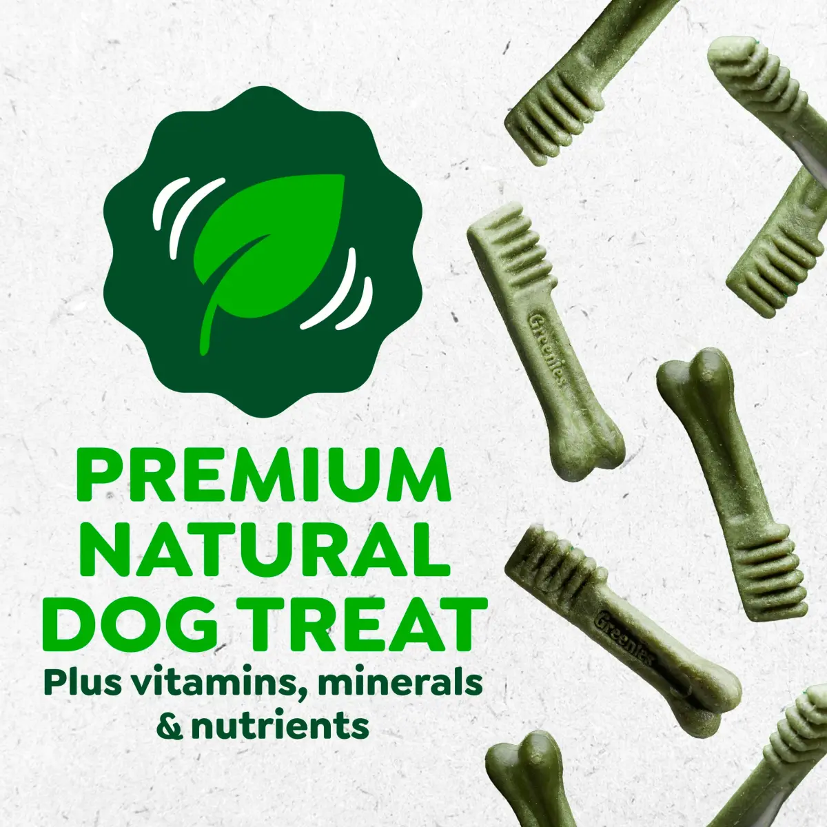 Greenies Teenie Original Natural Dental Dog Treats, Chicken, 96 Count (27 oz / 0.77 kg) | Veterinarian-Recommended for Small Dogs 5-15 lbs - view 6