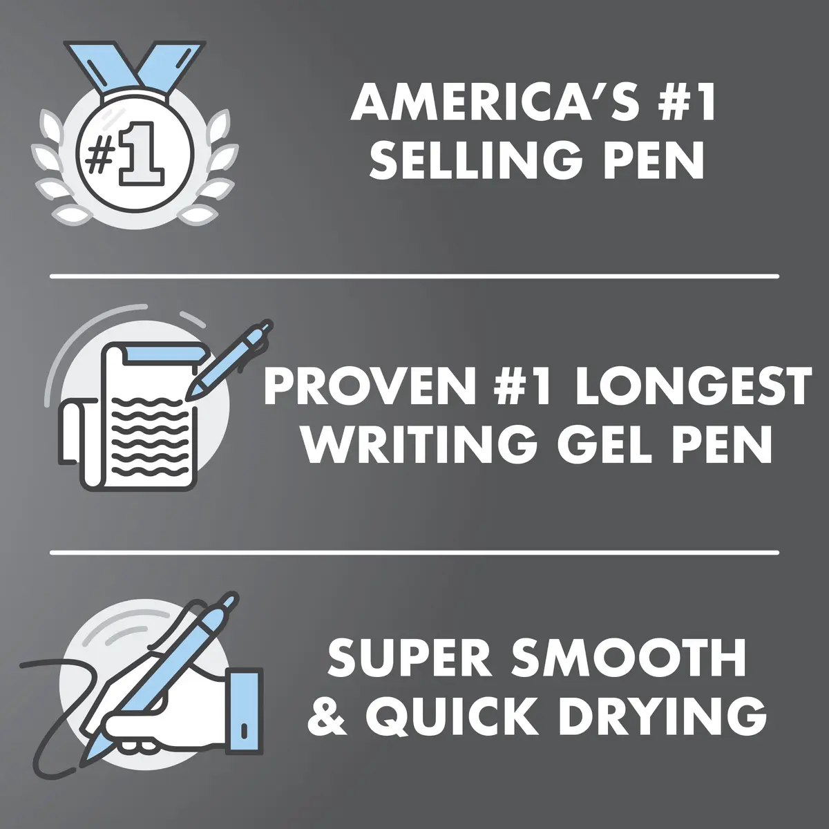 PILOT G2 Retractable Gel Pens, Fine Point 0.7mm, Black Ink, 12-Pack | Smooth Writing, Long-Lasting, Acid-Free - view 3