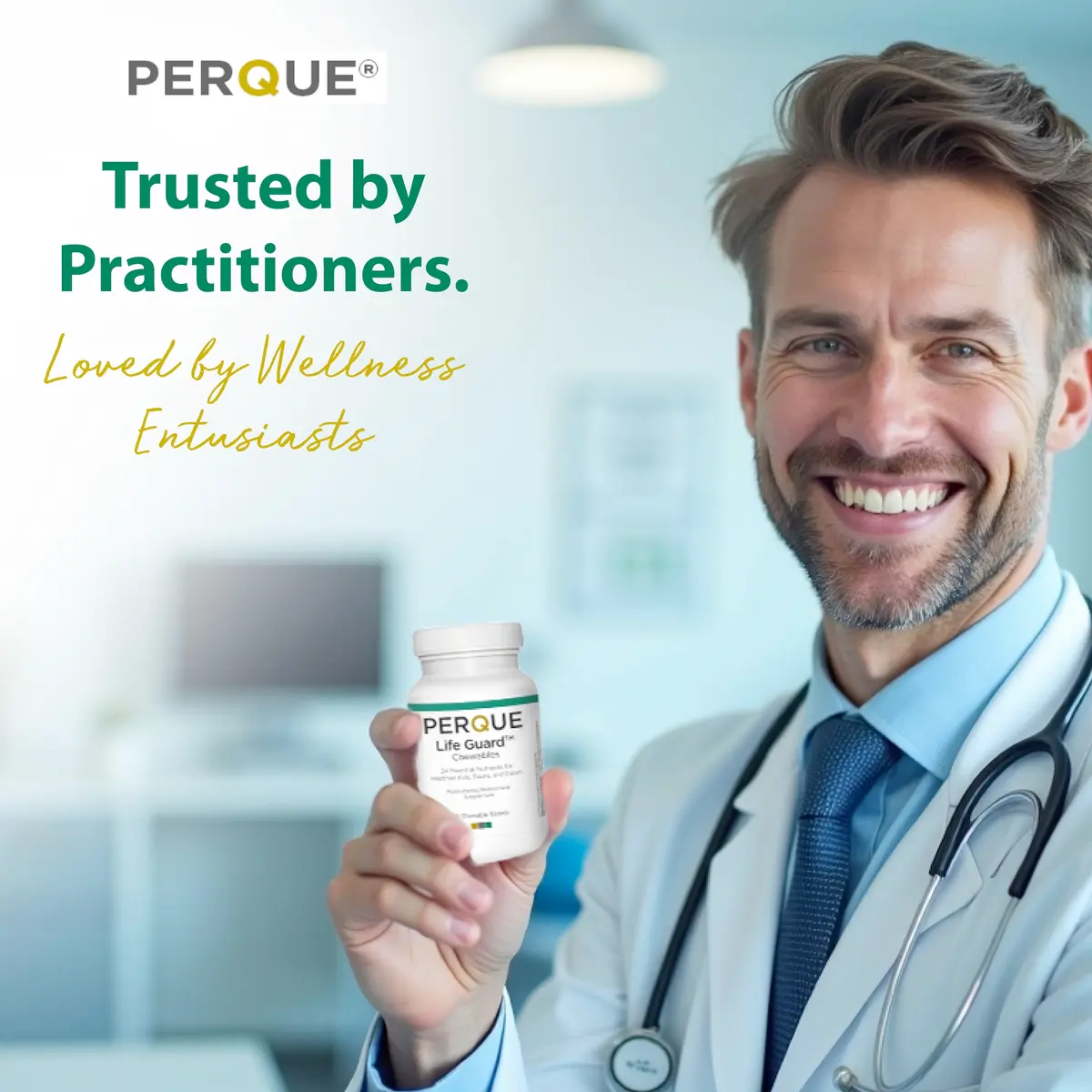 PERQUE Life Guard Chewables Cherry 90 Count | Unisex Multivitamin & Mineral Supplement - view 5