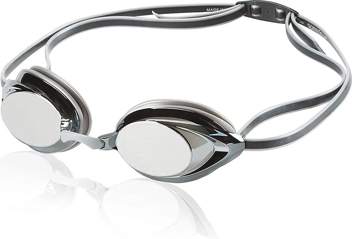 Speedo Unisex-Adult Swim Goggles Mirrored Vanquisher 2.0 | Wide Panoramic View with Anti-Fog & UV - main product image