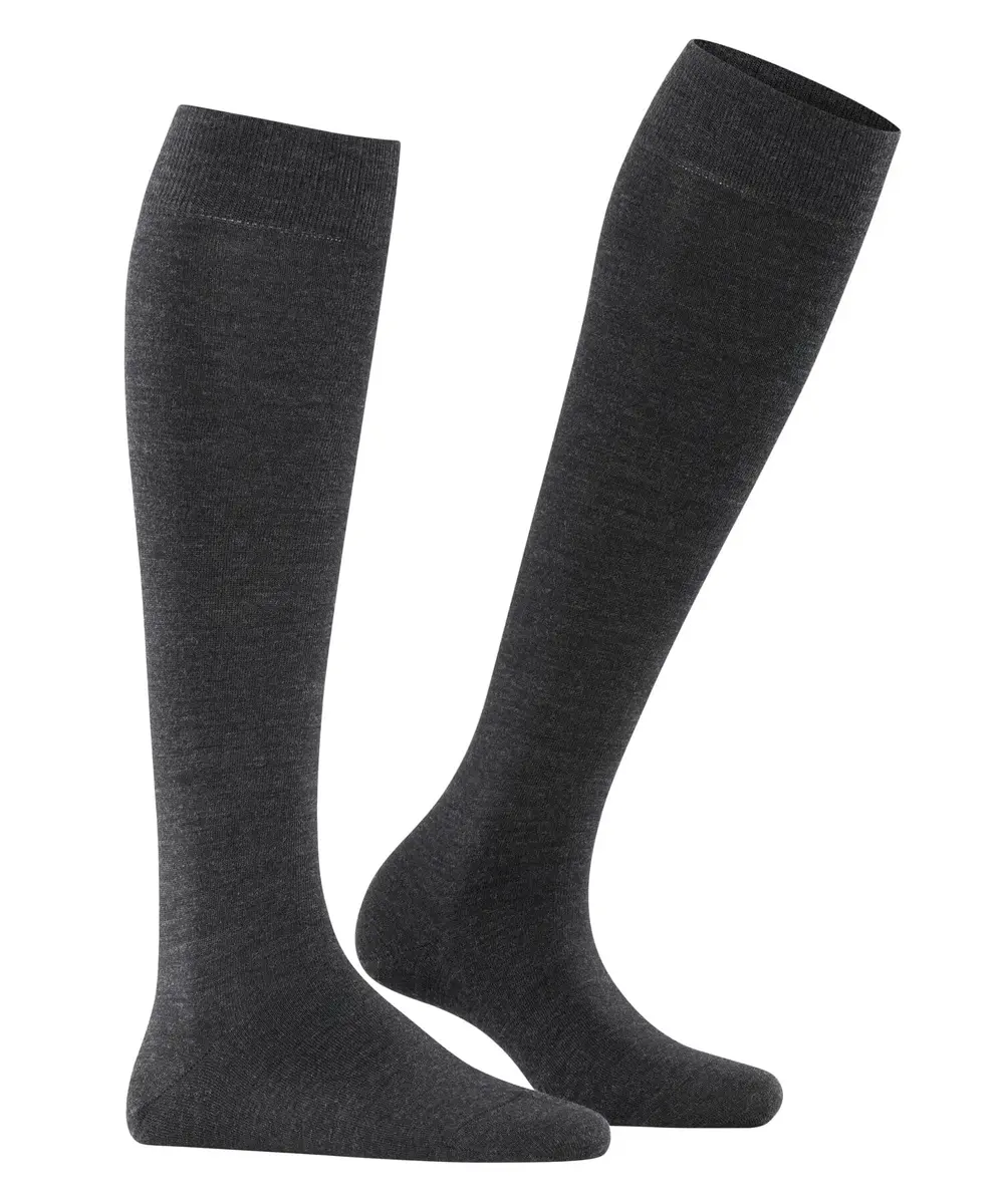 FALKE Softmerino Knee High Socks | Blood Circulation Support, Anthra Mel, 6.5-7.5 - view 6