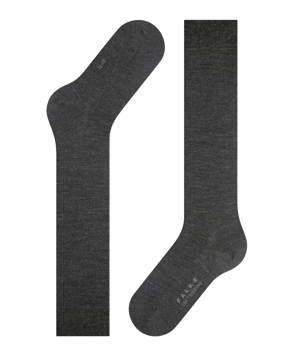 FALKE Softmerino Knee High Socks | Blood Circulation Support, Anthra Mel, 6.5-7.5 - view 7