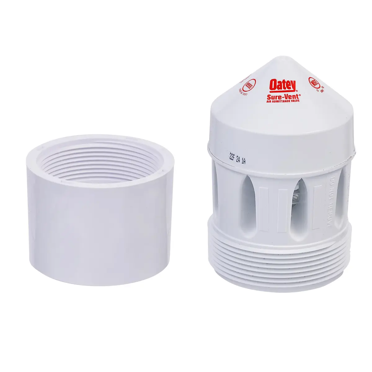 Oatey 500 DFU Air Admittance Valve 3-4 Inch PVC Schedule 40 Adapter | ASSE 1050 & 1051 Compliant - view 2