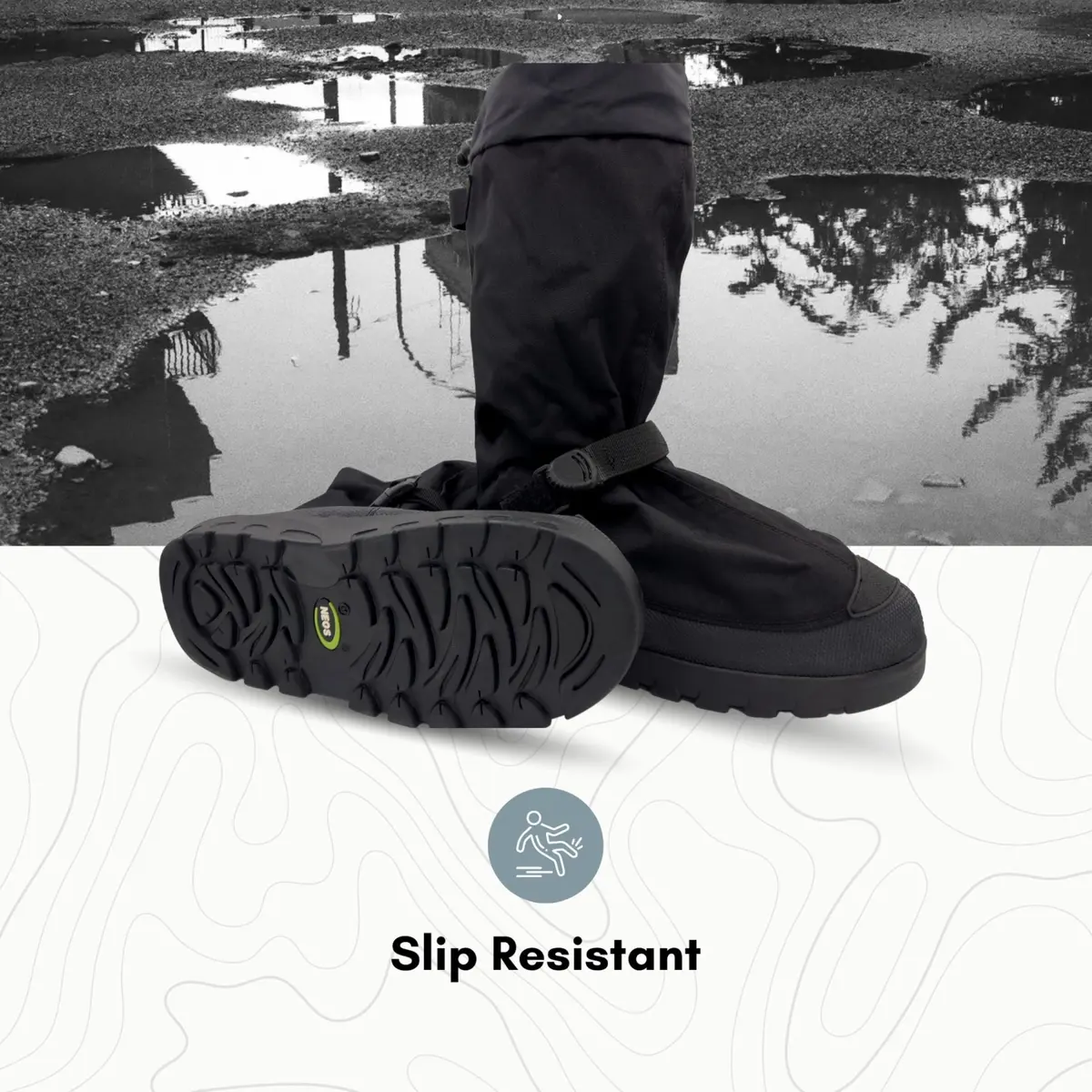 NEOS Overshoe Adventurer Waterproof Winter Boot Covers for Work | All-Season, Slip-Resistant, X-Small - view 3