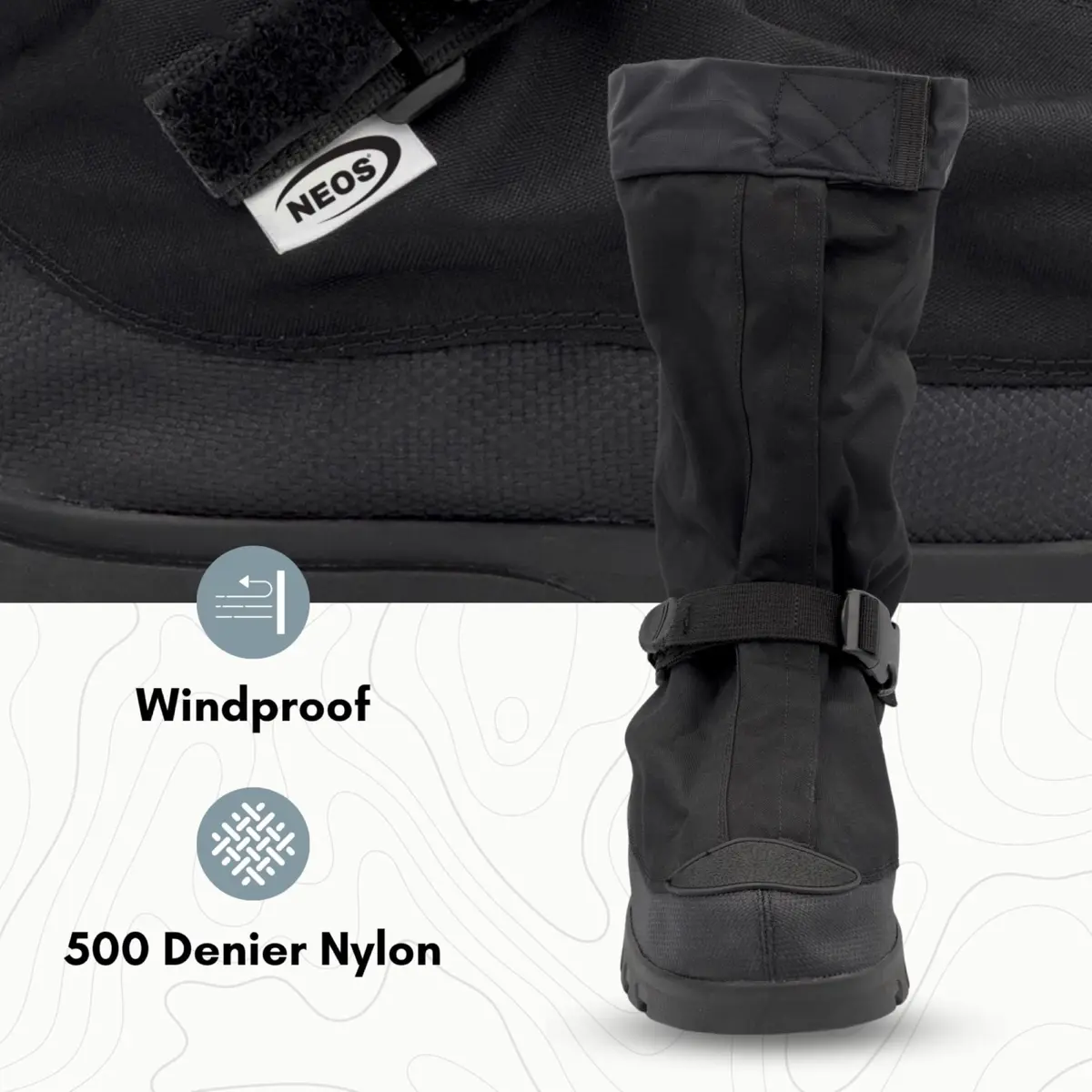 NEOS Waterproof Overshoe Adventurer - All Season Water-Resistant Boot Covers for Work & Outdoors - view 5