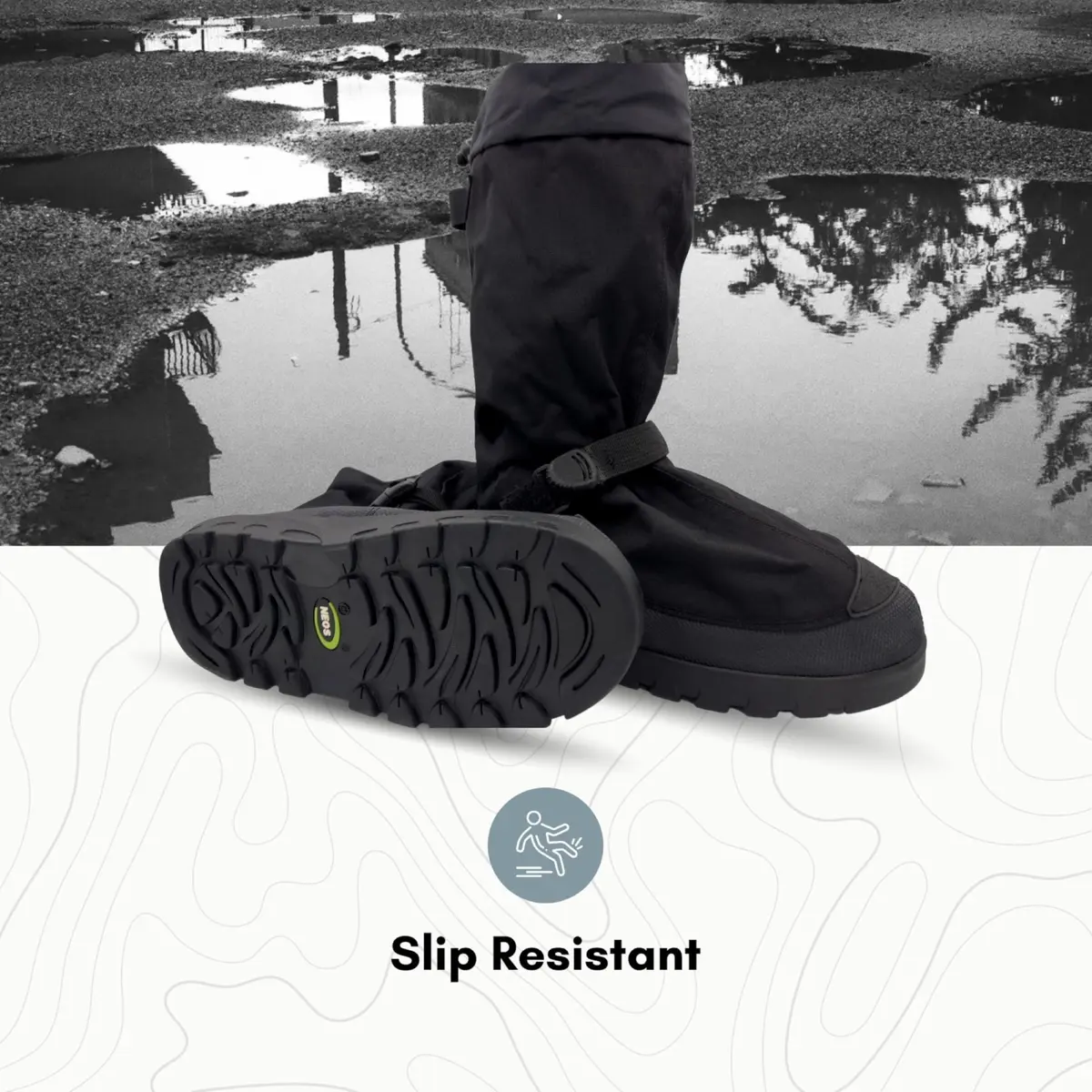 NEOS Waterproof Overshoe Adventurer - All Season Water-Resistant Boot Covers for Work & Outdoors - view 3