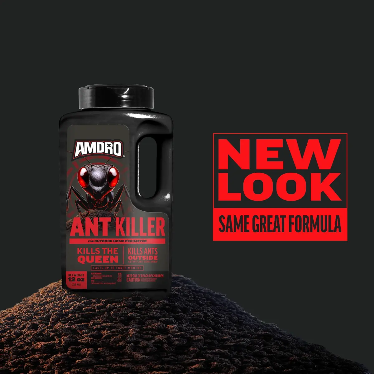 Amdro Ant Killer for Outdoor Home Perimeter Granules 12 Oz (340g) | Kills 25 Ant Species - view 9