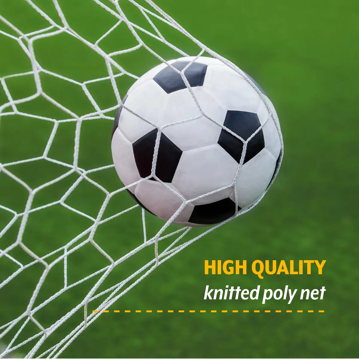 PUGG 4 Foot Pop Up Soccer Goal | Portable Training Futsal Football Net with Bag, Blue, 4' x 2'6" - view 5