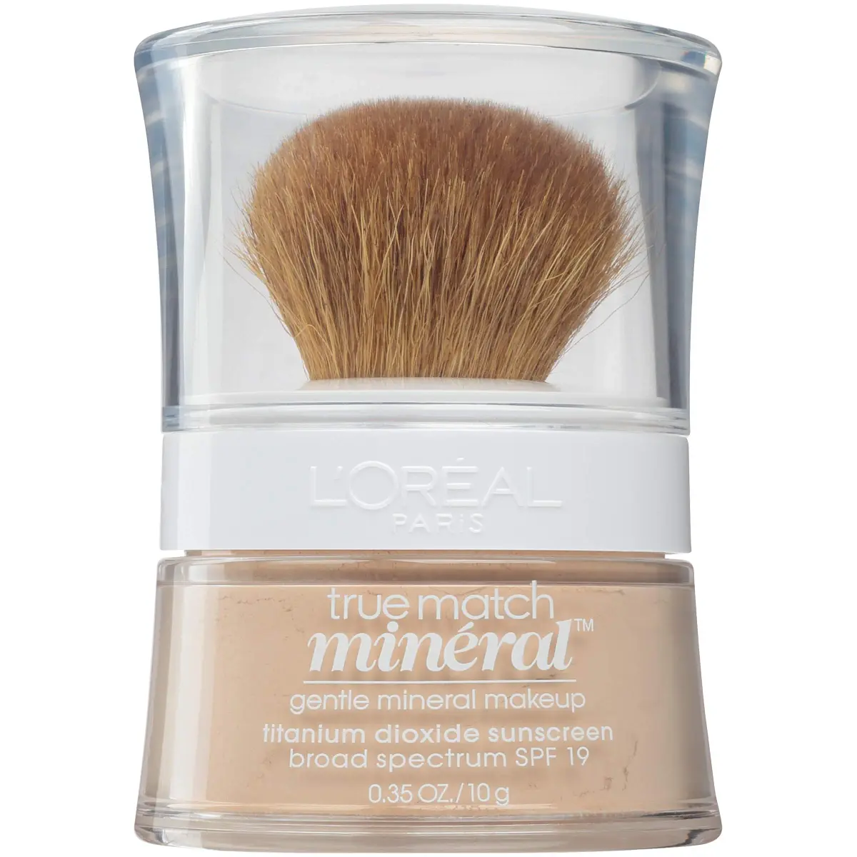 L'Oreal Paris True Match Mineral Loose Powder Foundation Light Ivory 0.35 oz (9.9 g) | SPF 19 Natural Finish - main product image