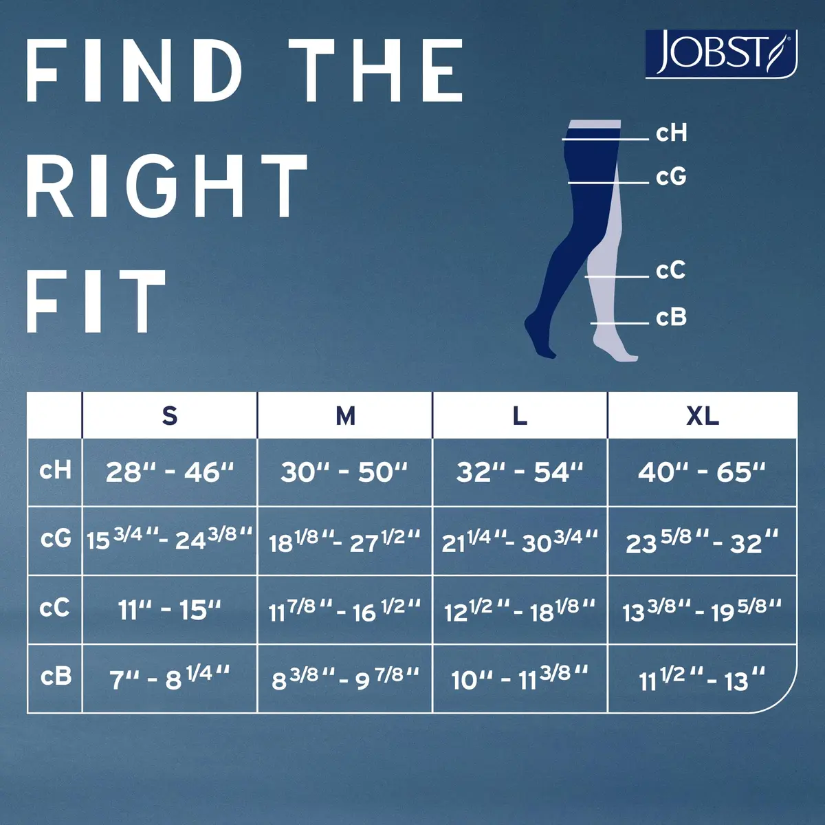 JOBST Relief Compression Stockings Left Chap 20-30 mmHg | All-Day Comfort & Support - view 5
