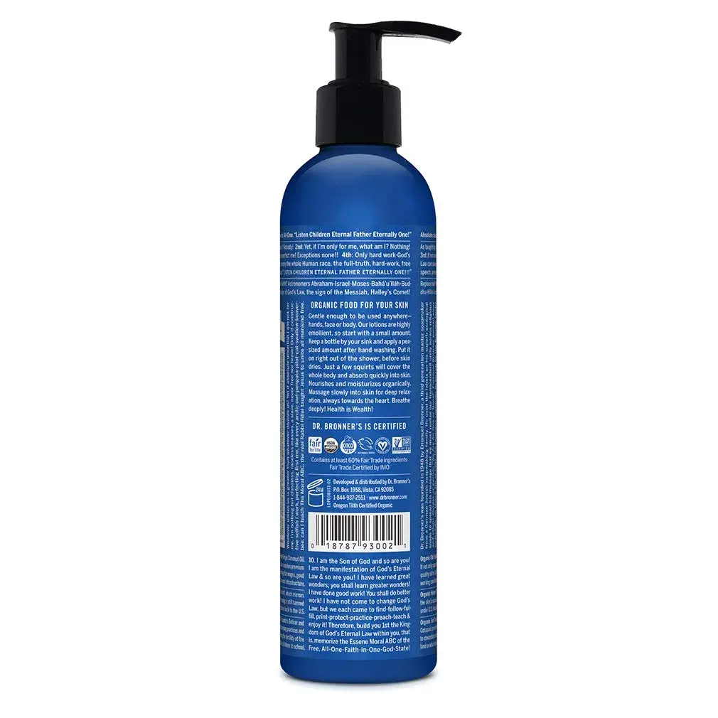 Dr. Bronner's Organic Peppermint Lotion 237ml (8 Fl Oz) | USDA Organic & Fair Trade Moisturizer - view 2