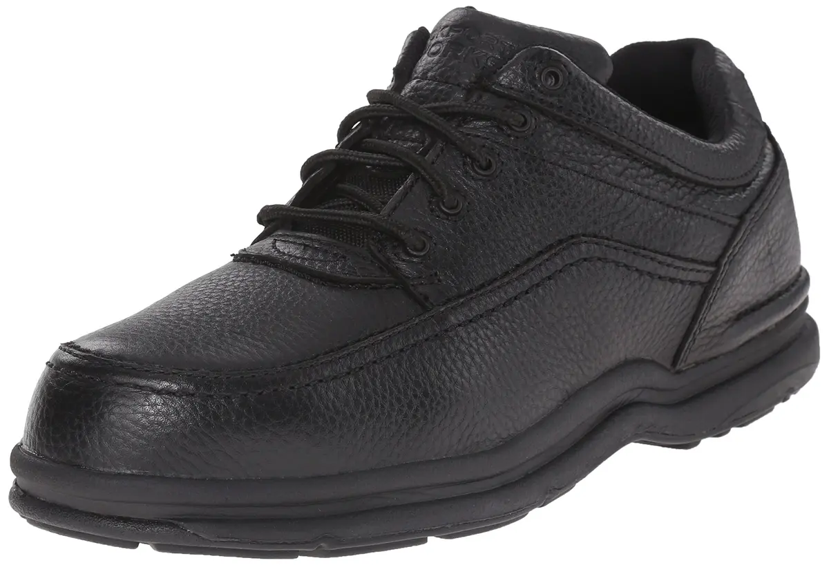 Rockport Work Men's RK6761 Work Shoe | Steel Toe, Black, 10.5 US | Durable Leather & Rubber - main product image