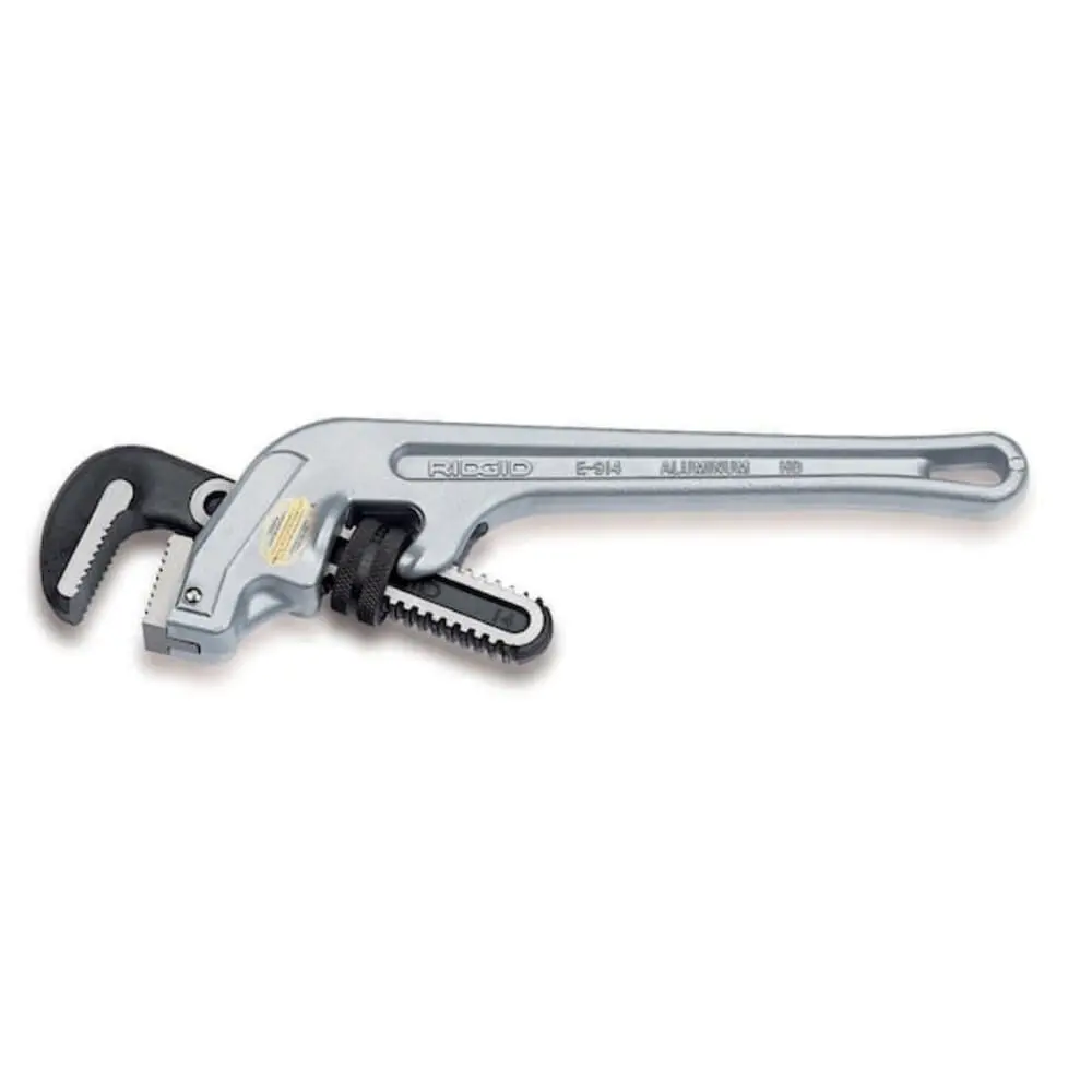RIDGID End Pipe Wrench Aluminum 14 in. (35.5 cm) | Heavy Duty Plumbing Tool - main product image