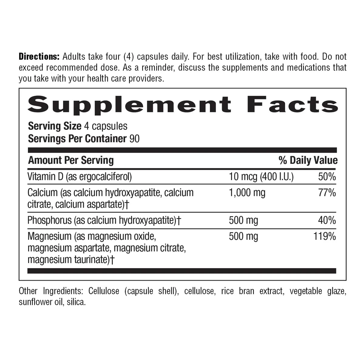 Country Life Target-Mins Calcium Magnesium with Vitamin D, 360 Capsules | Supports Bone & Heart Health - view 6