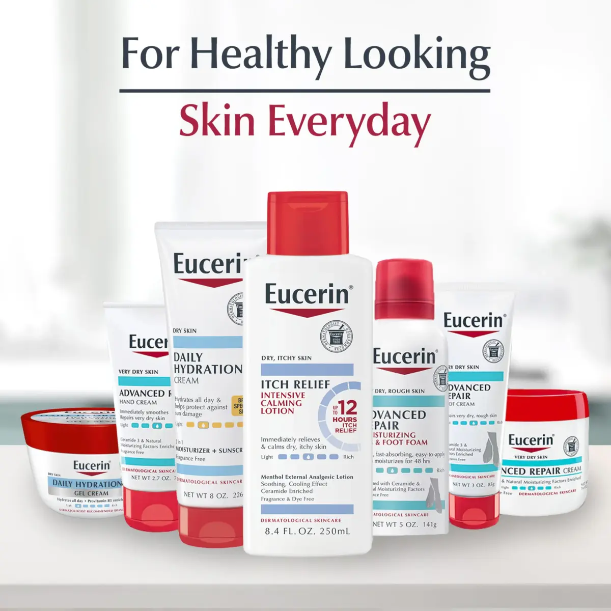 Eucerin Skin Calming Cream 8 oz. Tube (Pack of 3) | Soothes Dry, Itchy Skin with Natural Oatmeal - view 6