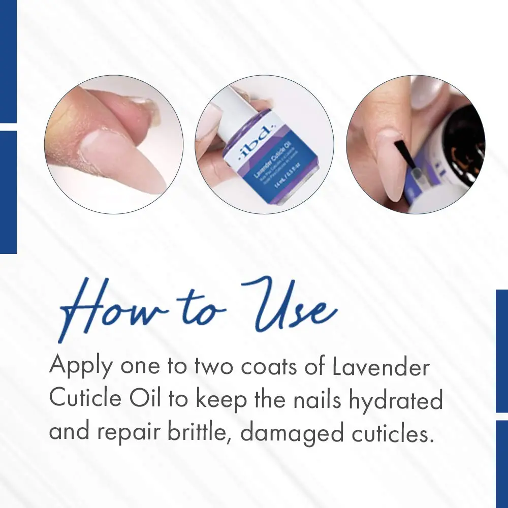 IBD Lavender Cuticle Oil 0.5 fl oz | Nourishes & Softens Nails & Cuticles - view 5