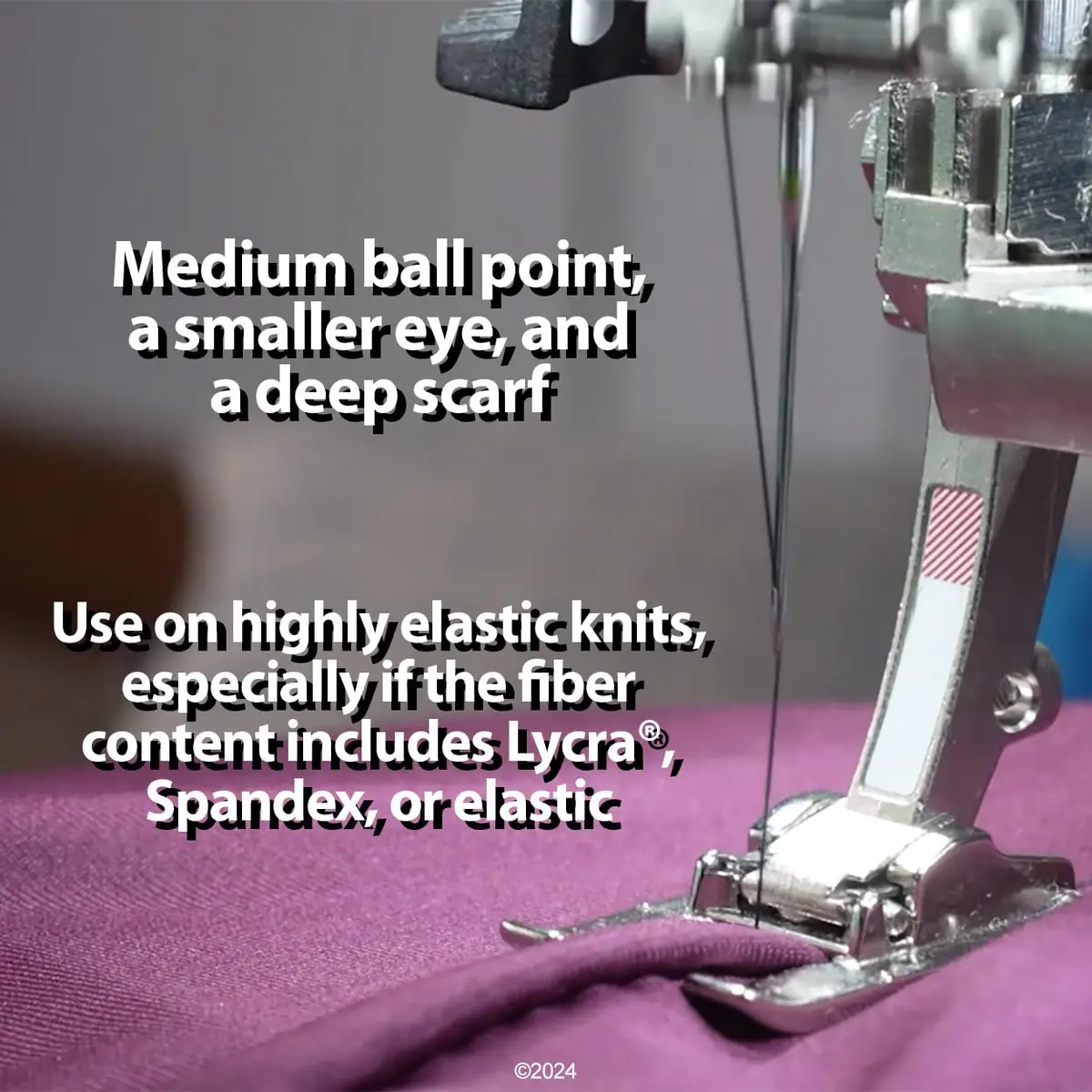 SCHMETZ Stretch Sewing Machine Needles Size 75/11 | Perfect for Stretch Fabrics & Knits - view 4