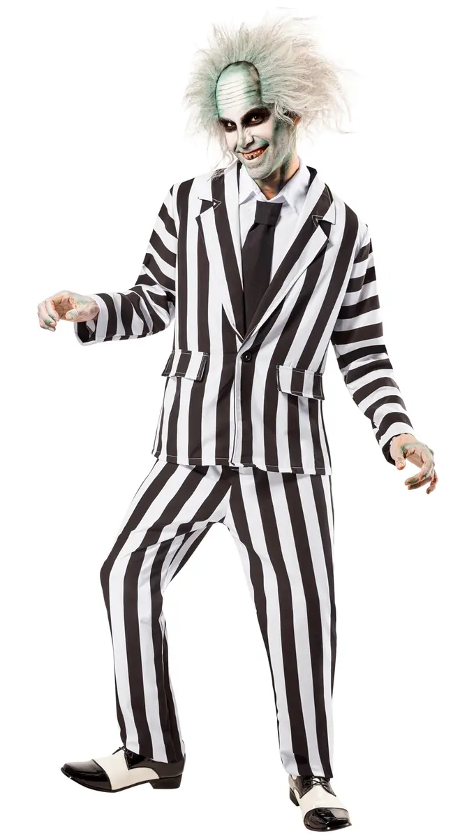 Rubies Beetlejuice Costume for Adults XL | Officially Licensed Men’s Costume - main product image