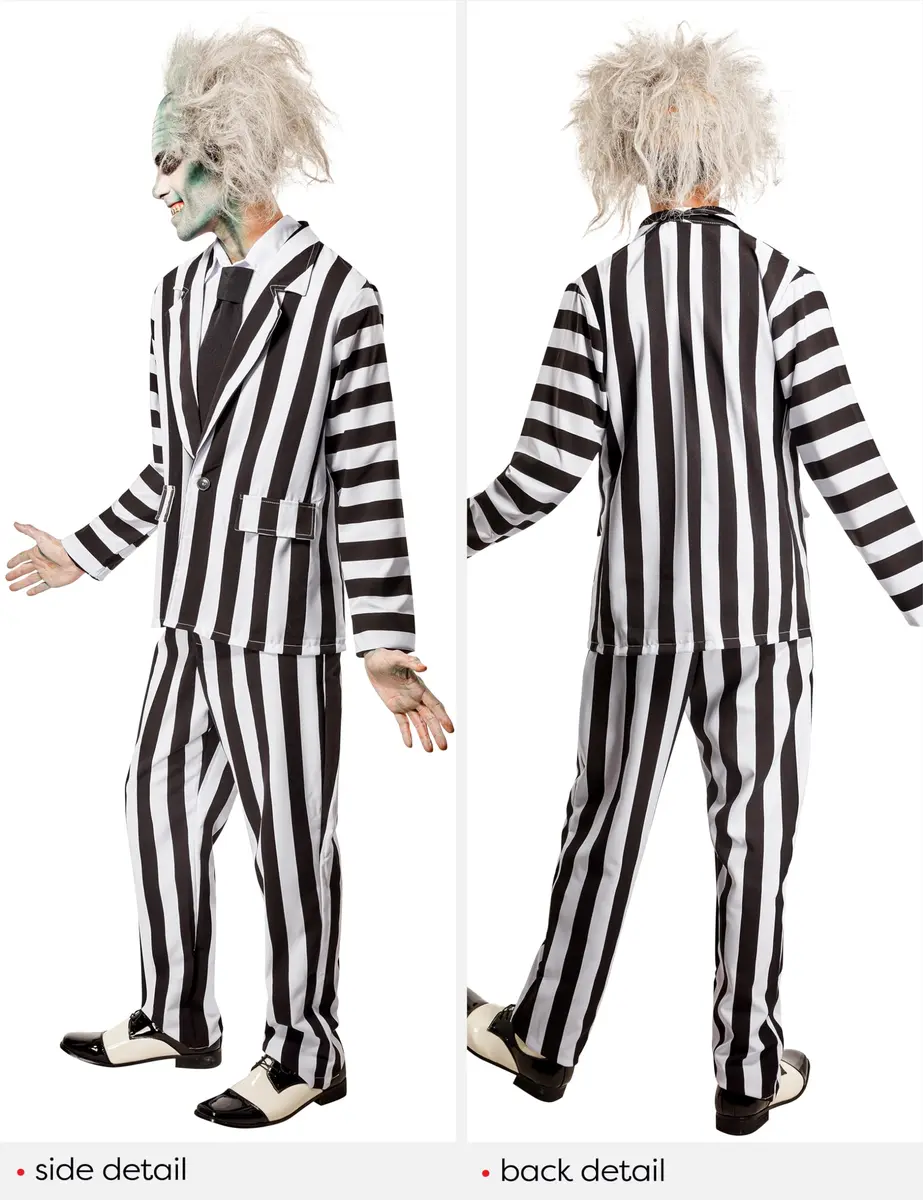 Rubies Beetlejuice Costume for Adults XL | Officially Licensed Men’s Costume - view 2