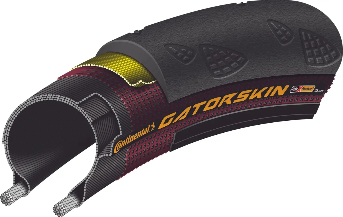Continental Gatorskin 700x23 Road Bike Tire | High Mileage & Puncture Protection - view 5