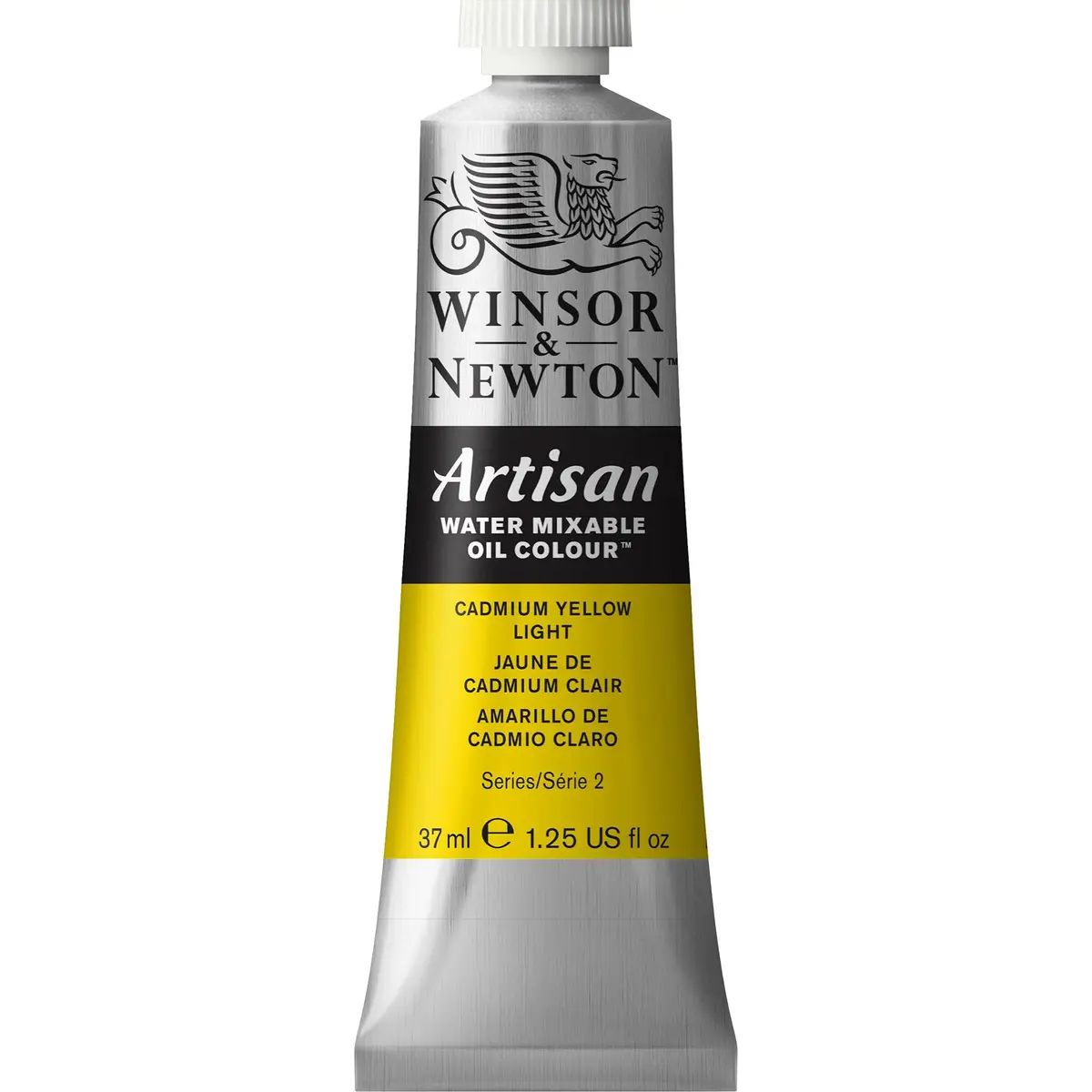 Winsor & Newton Artisan Water Mixable Oil Paint, Cadmium Yellow Light, 37ml (1.25 fl oz) | ASTM D4236 Certified Opaque Yellow - main product image