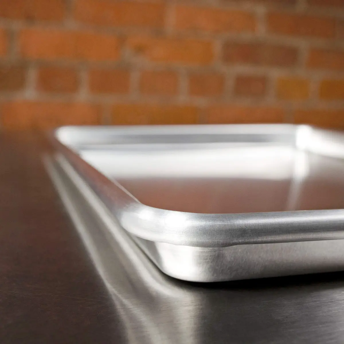 Fat Daddio's SP-HALF Natural Aluminum Half Sheet Pan, 18 x 13 x 1 inch | Durable Commercial Bakeware for Baking & Roasting - view 7