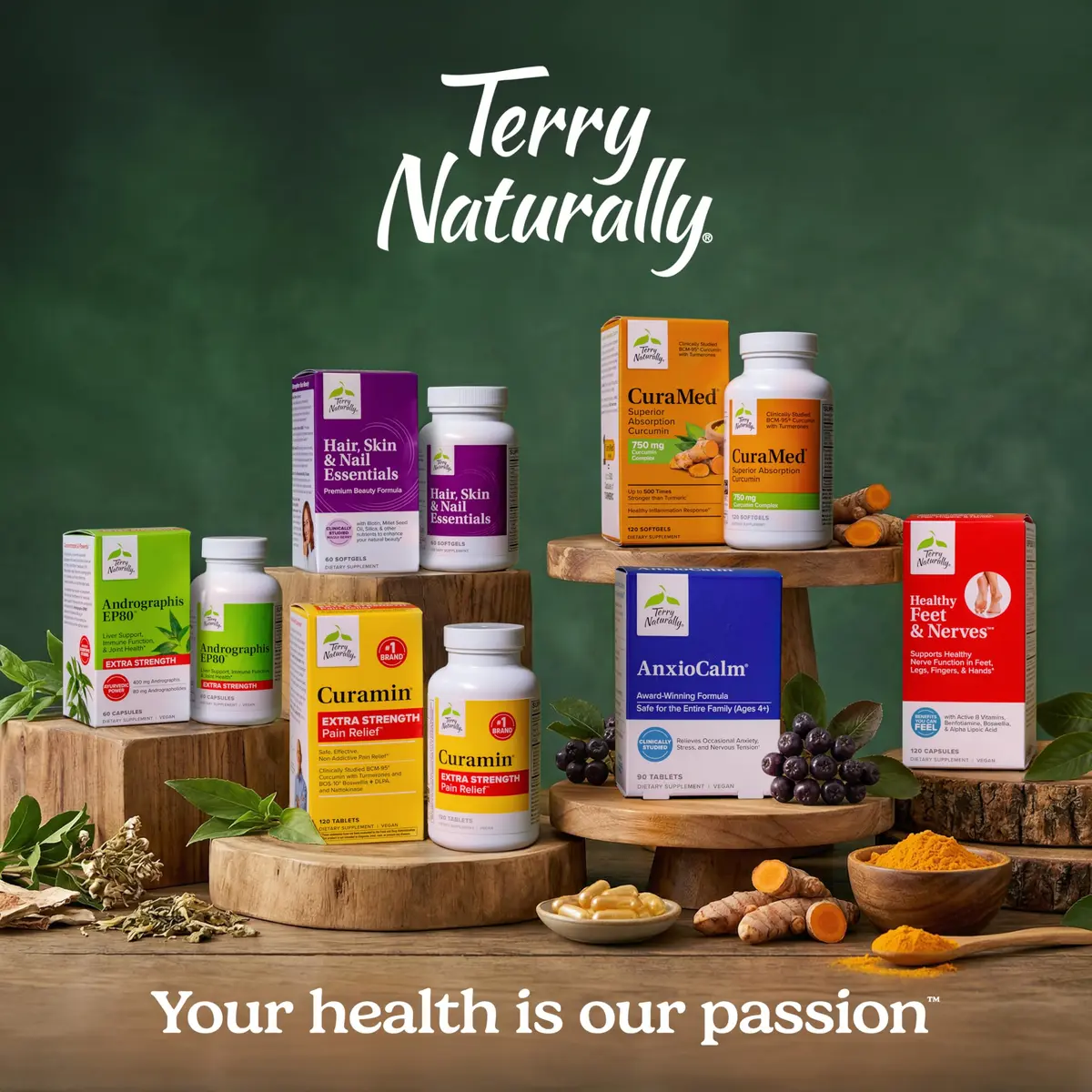 Terry Naturally CuraMed 750mg | Pain & Inflammation Relief - 60 Softgels - view 7