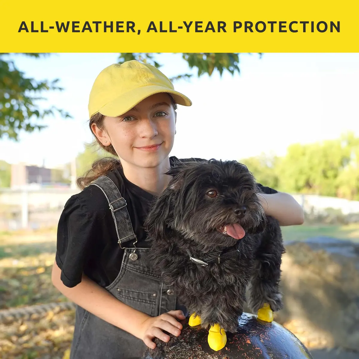 Protex PawZ Rubber Dog Boots for Small Paws | All-Weather Waterproof, Anti-Slip, XX-Small (1"-1.5") Pack of 12 - view 6