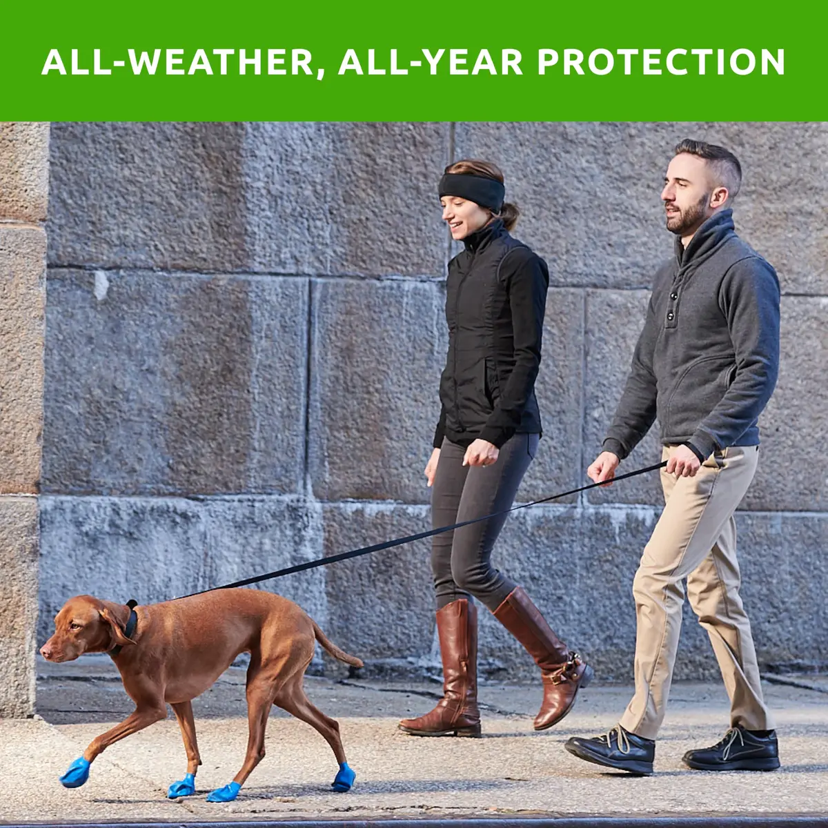 PawZ Rubber Dog Boots - Waterproof Non-Slip Dog Shoes for Hot Pavement, Tiny Size (12-Pack) - view 6