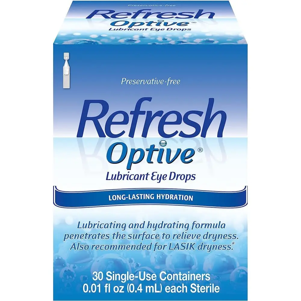Refresh Preservative-Free Artificial Tears Lubricant Eye Drops 0.01 fl oz (0.4 mL) | Fast Relief for Dry Eyes - main product image