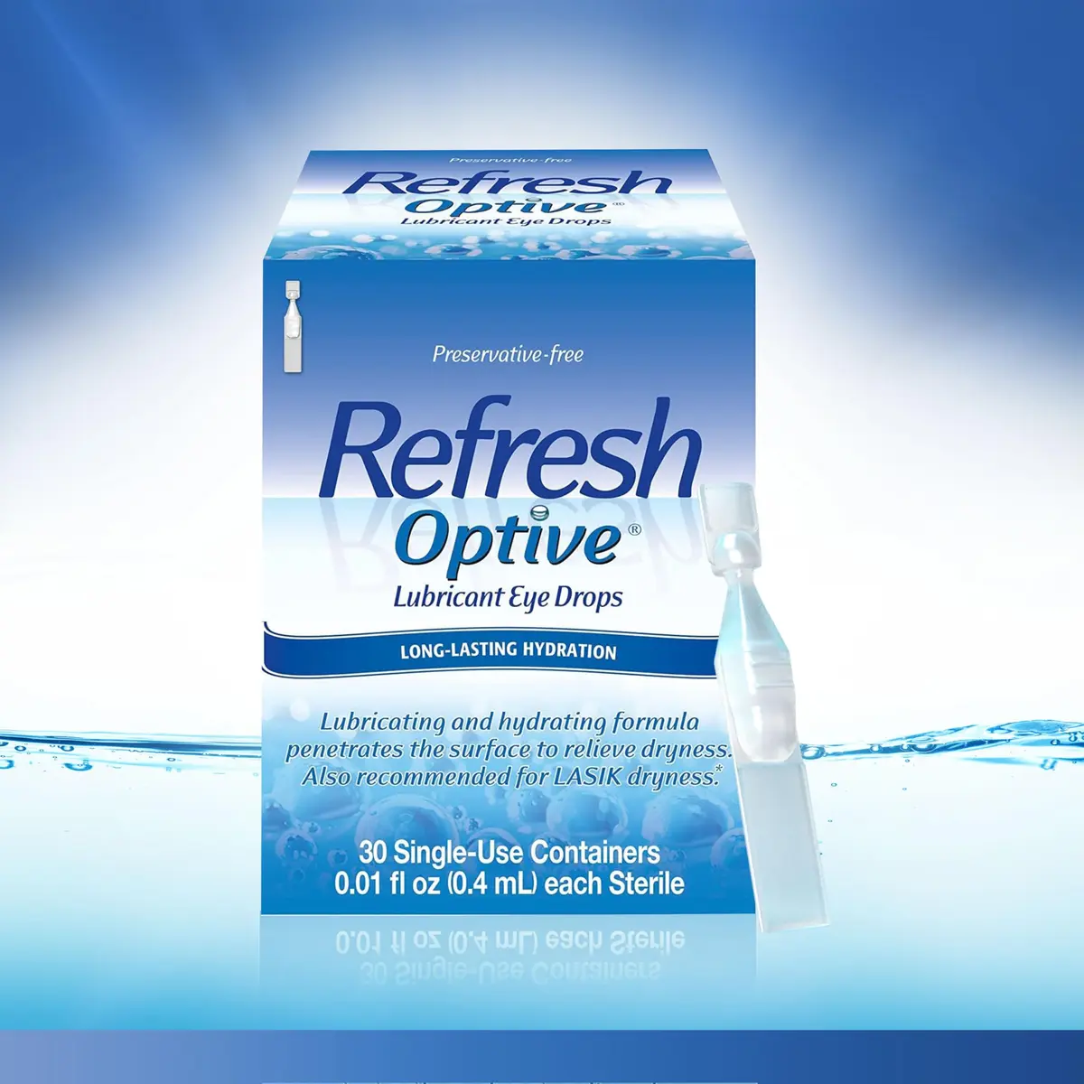 Refresh Preservative-Free Artificial Tears Lubricant Eye Drops 0.01 fl oz (0.4 mL) | Fast Relief for Dry Eyes - view 2