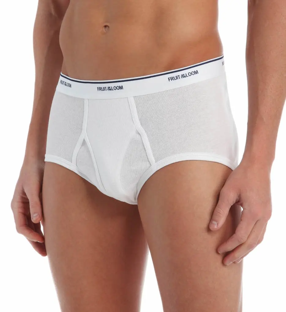 Fruit of the Loom Men's 7-Pack Basic Brief, White, Large | Full Coverage Cotton Underwear - view 2
