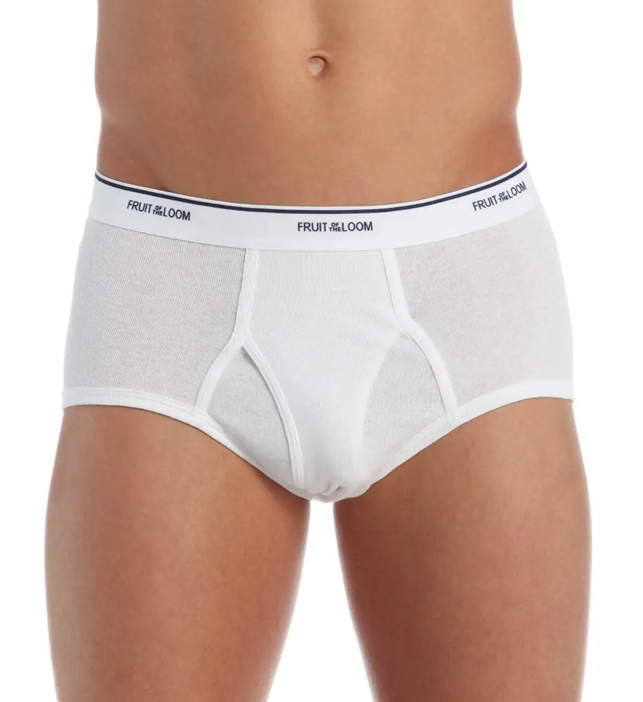 Fruit of the Loom Men's 7-Pack Basic Brief, White, Large | Full Coverage Cotton Underwear - view 3