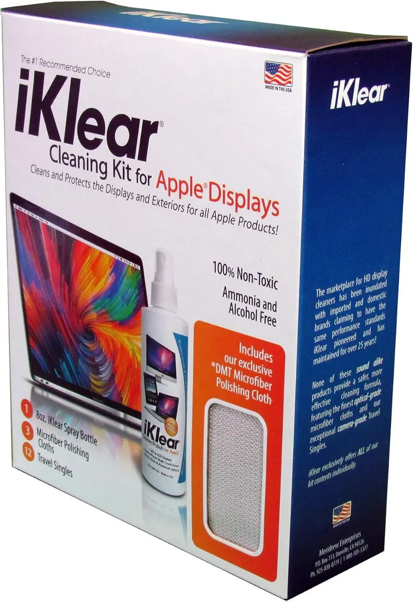 iKlear Screen Cleaner Kit for iPhone, iPad, Mac, TV | Safe, Non-Toxic, USA Made - view 2