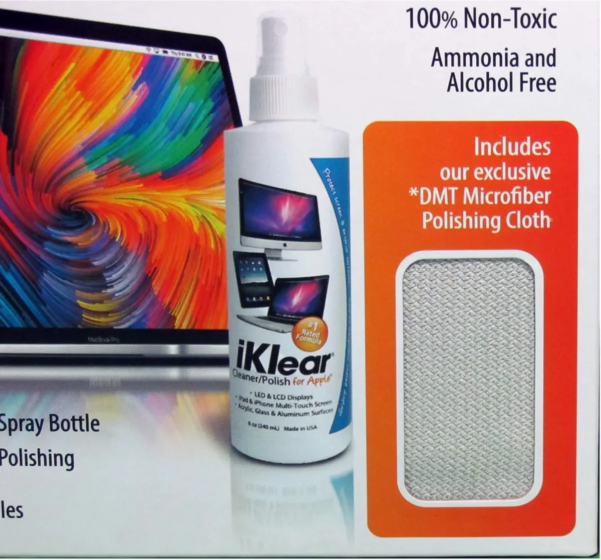 iKlear Screen Cleaner Kit for iPhone, iPad, Mac, TV | Safe, Non-Toxic, USA Made - view 3